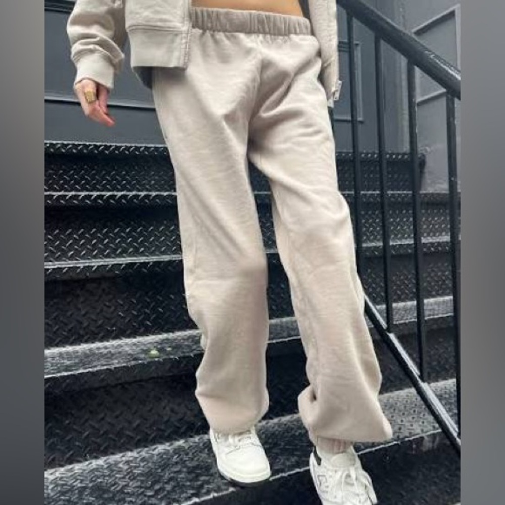 Brandy Melville Cream Sweatpants
